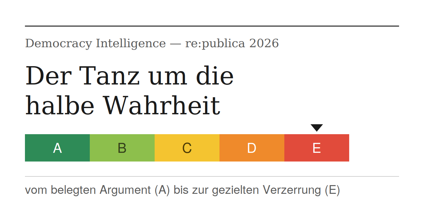 Der Nährwert einer Meinung